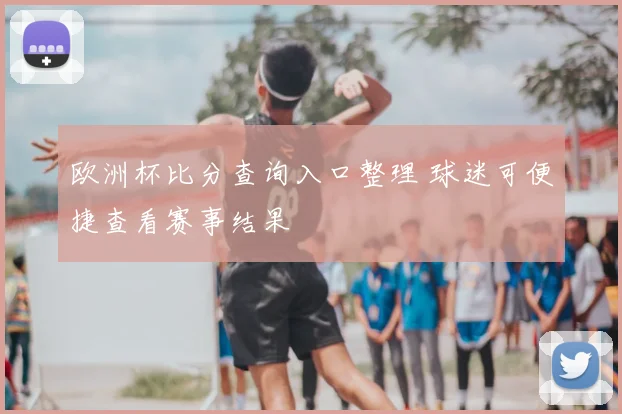 欧洲杯比分查询入口整理 球迷可便捷查看赛事结果